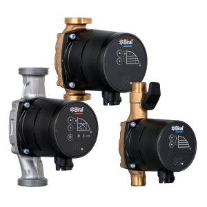 biral pump module compax heat heating circulator red blue